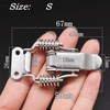 90 Degrees spring hasp Toolbox toggle latches lock，Stainless steel 304