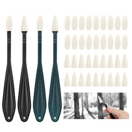 Sketch Wiping Pen Sketch Trimmer Set 4 Sketch Wipe Pens with 40 Erase Sponge Art Supplies for Painting Sketching