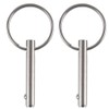 4 Pack Small Quick Release Pin, Diameter 3/16", Usable Length