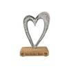 Ten Perfect Years 10th Anniversary Rustic Metal Heart Decoration –