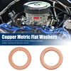 sourcing map 12 mm Inner Diameter Copper Washers Car Seals