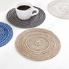 QUINTRA Placemats, Washable Woven Vinyl Placemats for Dining Table, Easy