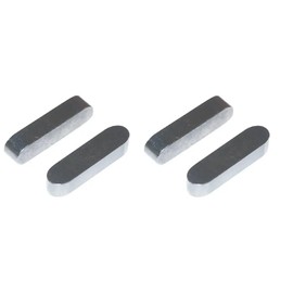 cyclingcolors 4 x Drive Shaft Key Spring Ignition Wedge Crescent Wedge Tractor Lawn Mower Motorcycle Moped Scooter 5 x 5 x 20 mm