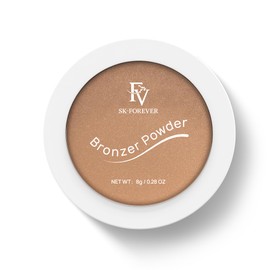 FV Natural Bronzer Powder, Long-Lasting and Waterproof, Glow Bronzing Powder, A Sun-Kissed Tan Make Up Effect, Talc-Free Deep Bronzer, 8 g