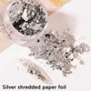 5 Bottles Holographic Nail Glitter Foils, Sparkly Ultra-Thin Aluminum Foil