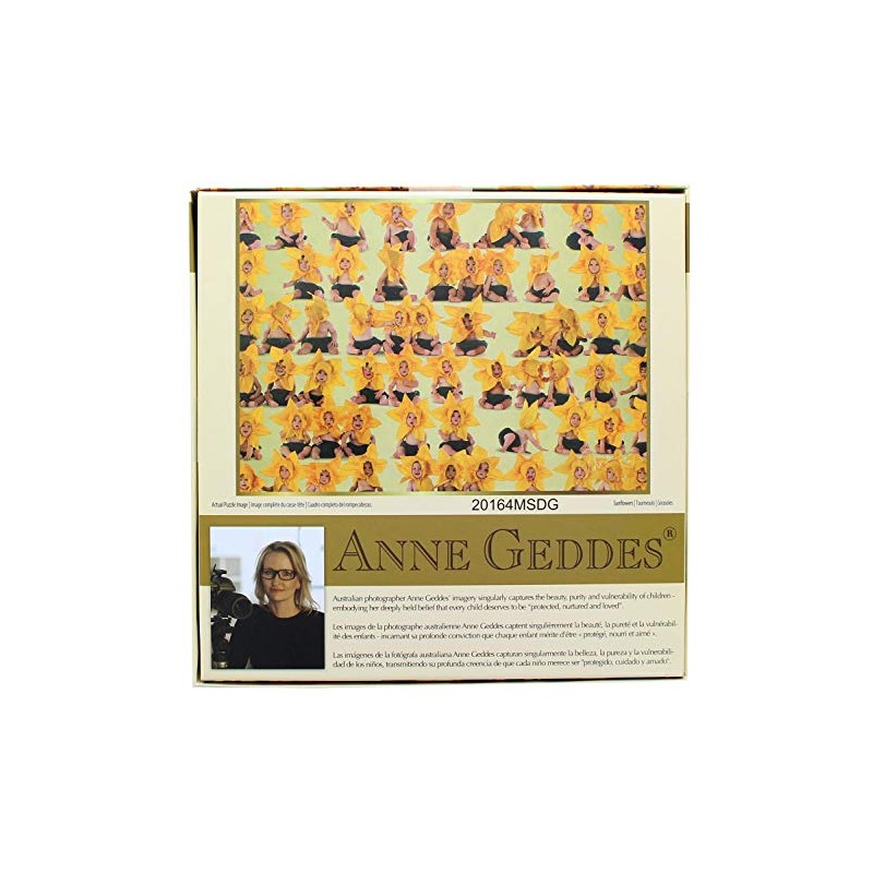 Anne Geddes 1000 Piece Puzzle - Sunflower Babies