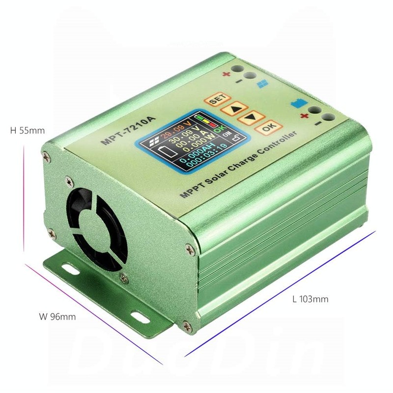 10A Solar Charge Controller Battery Solar Panel MPPT with LCD
