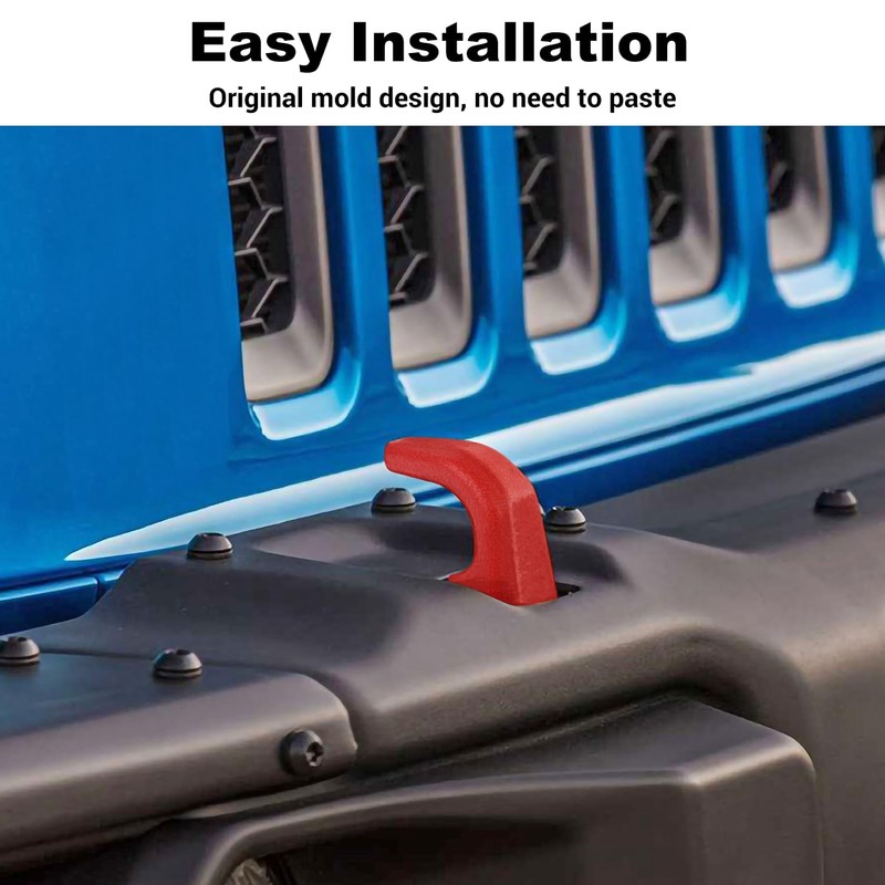 JWWY Bumper Tow Hook Covers Tow Trailer Hitch Receiver Cover