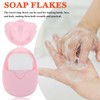 BESPORTBLE Mini Travel Toiletry 3 Pcs Paper Soap Sheets Soap
