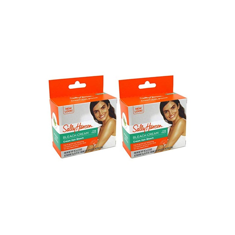 Sally Hansen Creme Hair Bleach for Face (2 Pack)