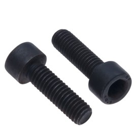 Cylinder Hex Head Cap Screws M5 (Pack of 10) Steel Grade 10.9 Hexagon Socket Allen Key Screw Bolts Thread Fasteners Cylindrical Heavy Duty Accorting to DIN912 Black (5mm x 20mm)