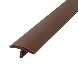 Outwater Plastic T molding 3/4 Inch Wide Brown Flexible Polyethylene Center Barb Tee Moulding 250 Foot Coil Commercial Pack