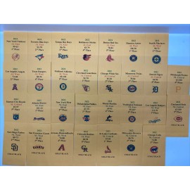 Strat-O-Matic 2022 Strat-O-Matic BLACK Baseball Printed Storage Envelopes with Stats & Logos