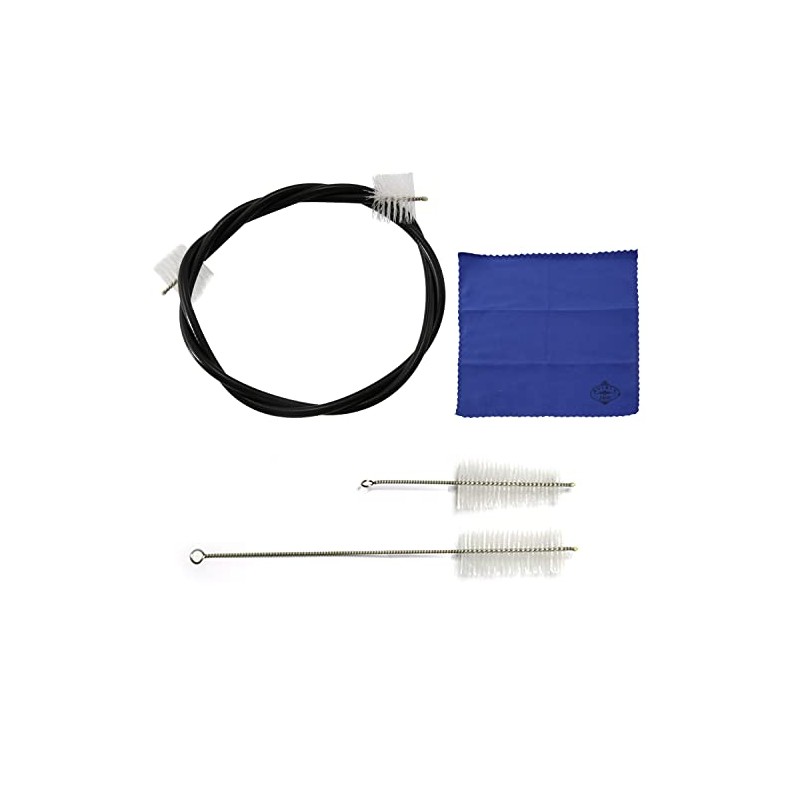 Trumpet Cleaning Brushes Kit,3-Piece Kit,1 Flexible Brush,1 Valve Brush,1 Mouthpiece