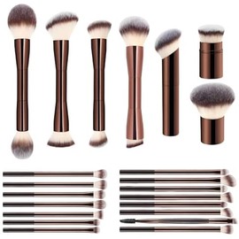 Juego de 20 Brochas de Maquillaje, Pinceles de Maquillaje, Pinceles de Maquillaje, Juego de Brochas de Maquillaje