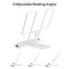 Metal Book Stand for Desk, Adjustable Reading Rest Book Holder,