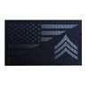 JUJUPUPS Infrared IR USA Flag U.S. Army Sergeant E-5 Stripe