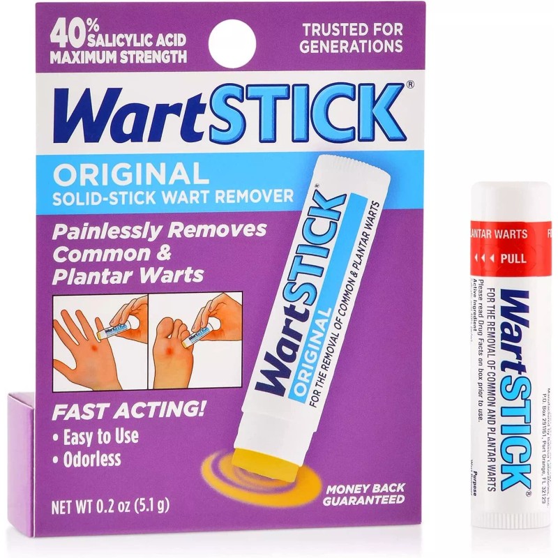 WartStick Maximum Strength Salicylic Acid Solid-Stick Common and Plantar Wart