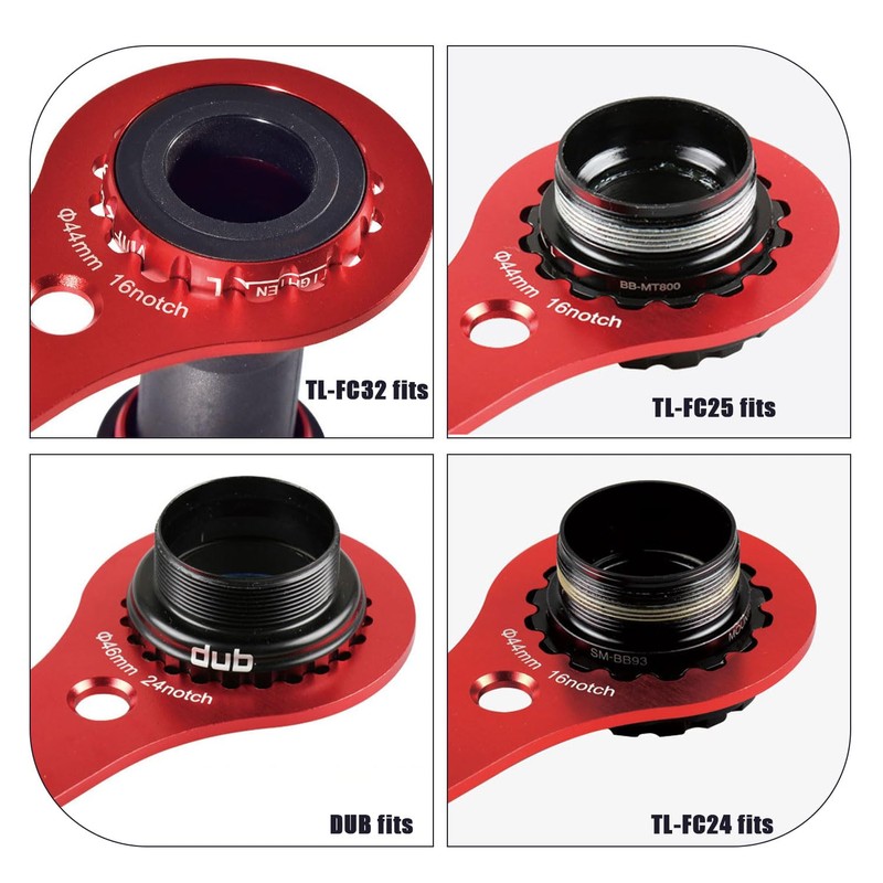 XIAQICA BB Wrench, Multifunctional Bottom Bracket Tool, Bottom Bracket Bicycle