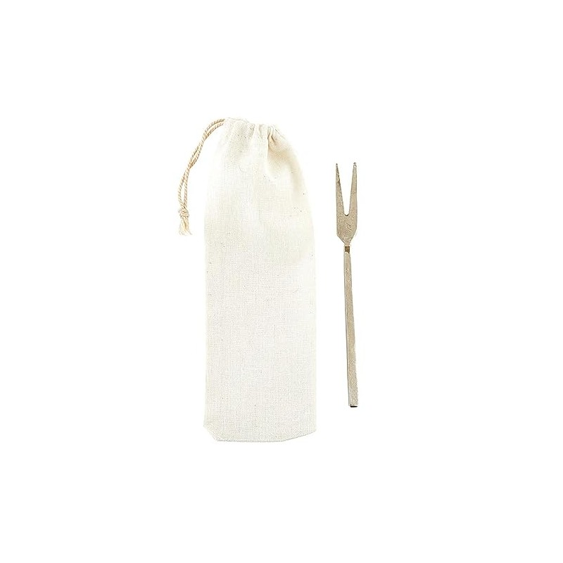 Santa Barbara Design Studio Appetizer Forks Mini Metal Fork Set,