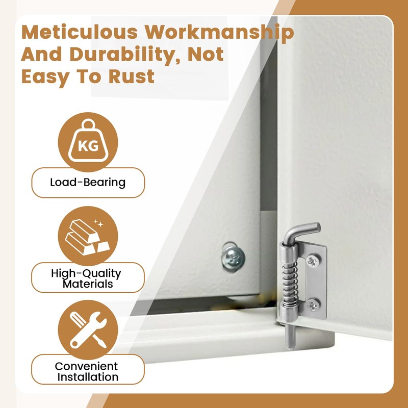 Spring Loaded Latch Pin(2Pcs Left + 2Pcs Right), 304 Stainless