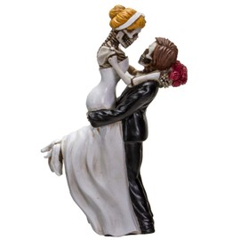 Pacific Giftware Love Never Dies Bride & Groom Wedding Couple Resin Figurine