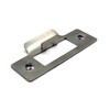 Polished Strike Plates Single Chrome 75.5mm Length x 25mm Width