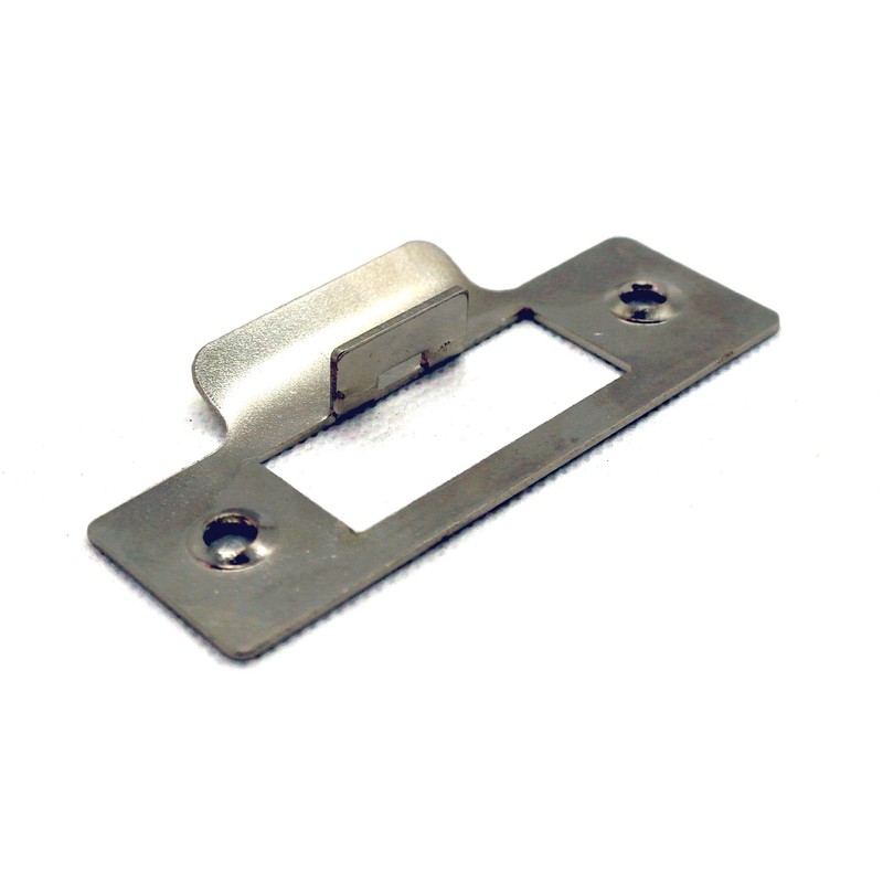 Polished Strike Plates Single Chrome 75.5mm Length x 25mm Width