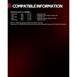 Torchbeam Premium Struts Shock Absorber Assembly for Dodge Dart 2013-2016, Front Left Right Complete Unit with Spring & Mount, OEM Replacement, Smooth Ride, Easy Bolt-On Installation 272641/272642