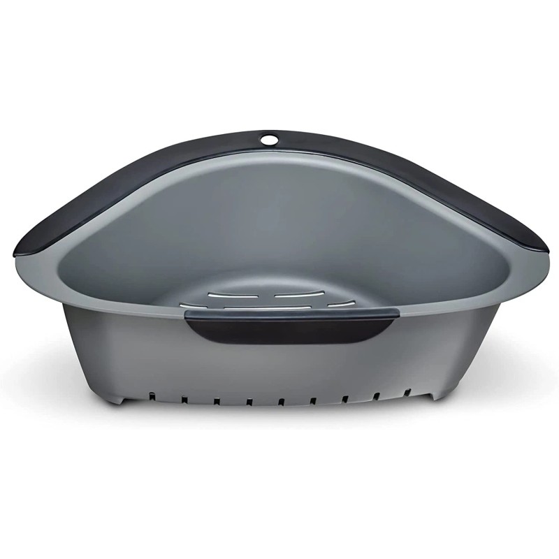 HomePrep Clip Colander, Anti-Slip, Sink Corner Strainer Machine Washable Drain