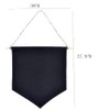 Blank Cotton Canvas Banners, Enamel Pin Wall Display Banner for