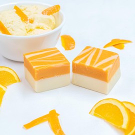 Valley Fudge, Orange Cream, Fresh Artisan Fudge, Real Butter, Gourmet Candy, One Pound Package