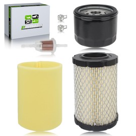 partszen YTH18542 Air Oil Fuel Filter Kit Fit for Husqvarna YTA22V46 YTA24V48 YTH24V54 GY21435 for 591334 590825 for Toro 71286 71286 71286 71427 for JD L105 L108 LA135 LA145 D100 D110