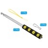 PATIKIL 2M/6.5Feet Telescopic Handheld Flagpoles, 1Set Retractable Teachers Pointer Stick