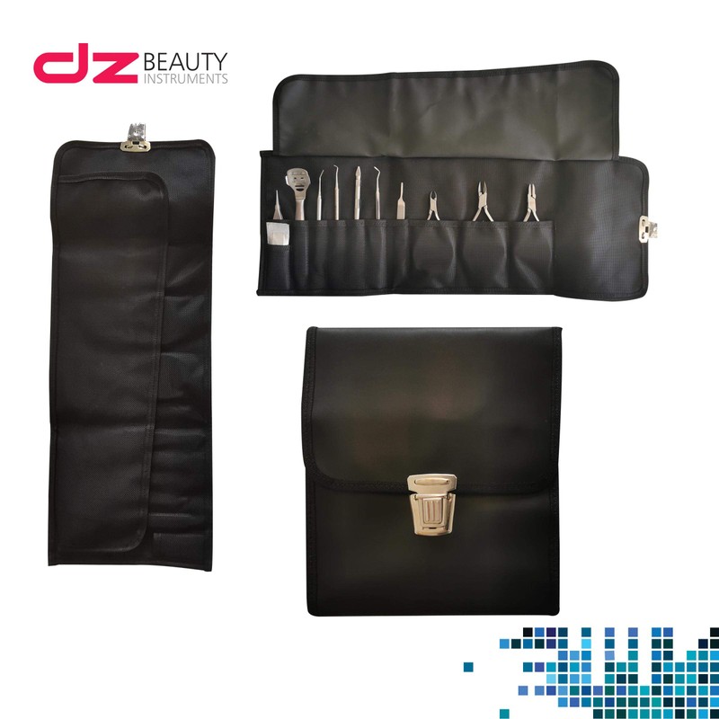 Podiatry Podiatry Storage Bag Empty Leather with Button