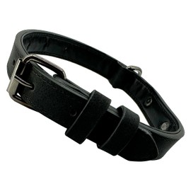 Adjustable Dog Collar for Small Dogs, Classic Dog Collar (S: 2 cm Wide for 32 cm - 40 cm Neck, Black)