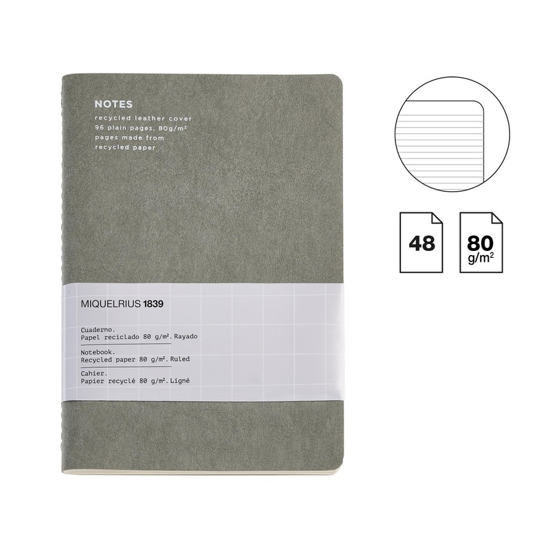 Miquelrius - Flexible notebook A5 (140 x 200 mm), Lined
