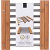 MIK funshopping Organic Bamboo Trivet for Kitchen, Dining Table, Garden