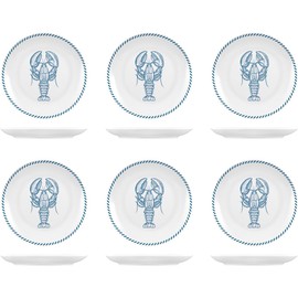 H&h Set 6 Piatti Frutta Ocean CM20