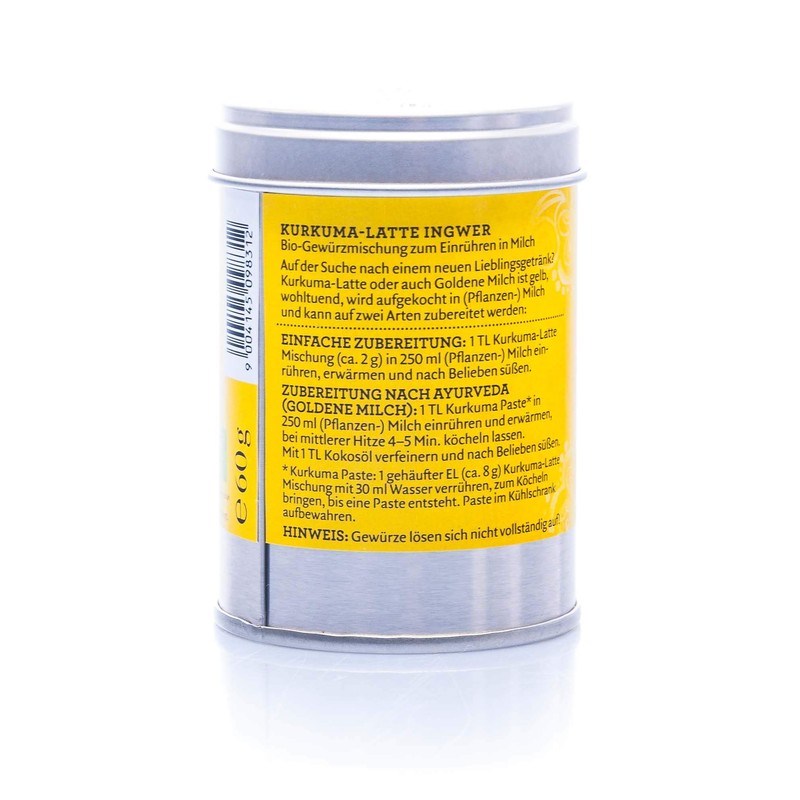 Sonnentor Organic Turmeric Latte Ginger (2 x 60 g)