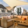 AMGO 2.75-3" Stainless Steel D-Ring Clamp - Sun Shade Sail