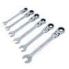 Professional Flexible Head Ratchet Spanners Wrench 6pc Set 8mm -