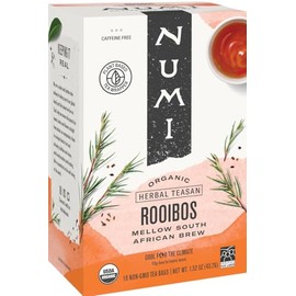 Numi Organic Rooibos Tea, 18 Herbal Tea Bags
