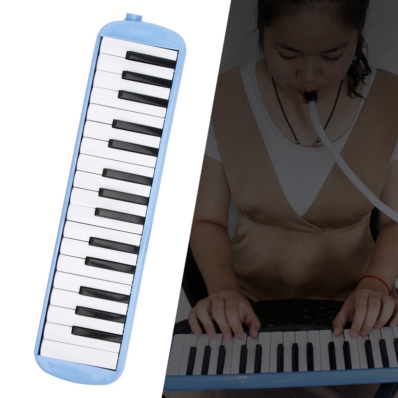 Melodica 32 Key ABS Wind Black and White Keyboard Instrument