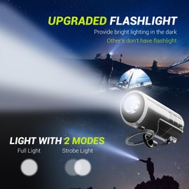 SodaRide Window Breaker Seatbelt Cutter with Flashlight,2 in 1 Car Escape Tool Key Chain,Safe Hammer Glass Breaker Under Water,2 Pack Black