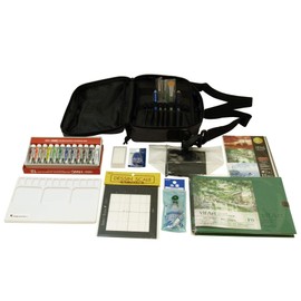 Maruman Art Supplies Set, Vifuar Watercolor Starter Kit, Black