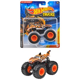 Hot Wheels JGR02 Monster Truck 1:64 Tiger Shark Vehicle Toy Mini Car 3 Years Old Orange