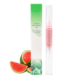Yimart 4pcs 15 Smell Nail Nutritional Oil Pen Liquid,Nail Cuticle Oil Pen,Nail Oil,Anti-barb Nail Edge Nutritional Oil, Finger Edge Oil,Female Nail Care Tool (Watermelon, 2ML)