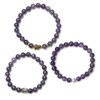 Elephant Bracelet with Natural Stone Beads and Crystal Highlights –