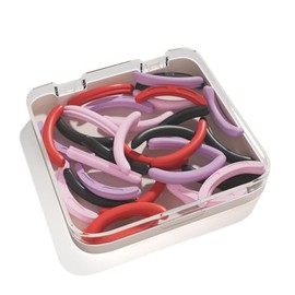 32 recambios para rizadores de pestañas con una funda cuadrada, coloridas almohadillas para rizadores de pestañas, compatibles con rizador de...      
